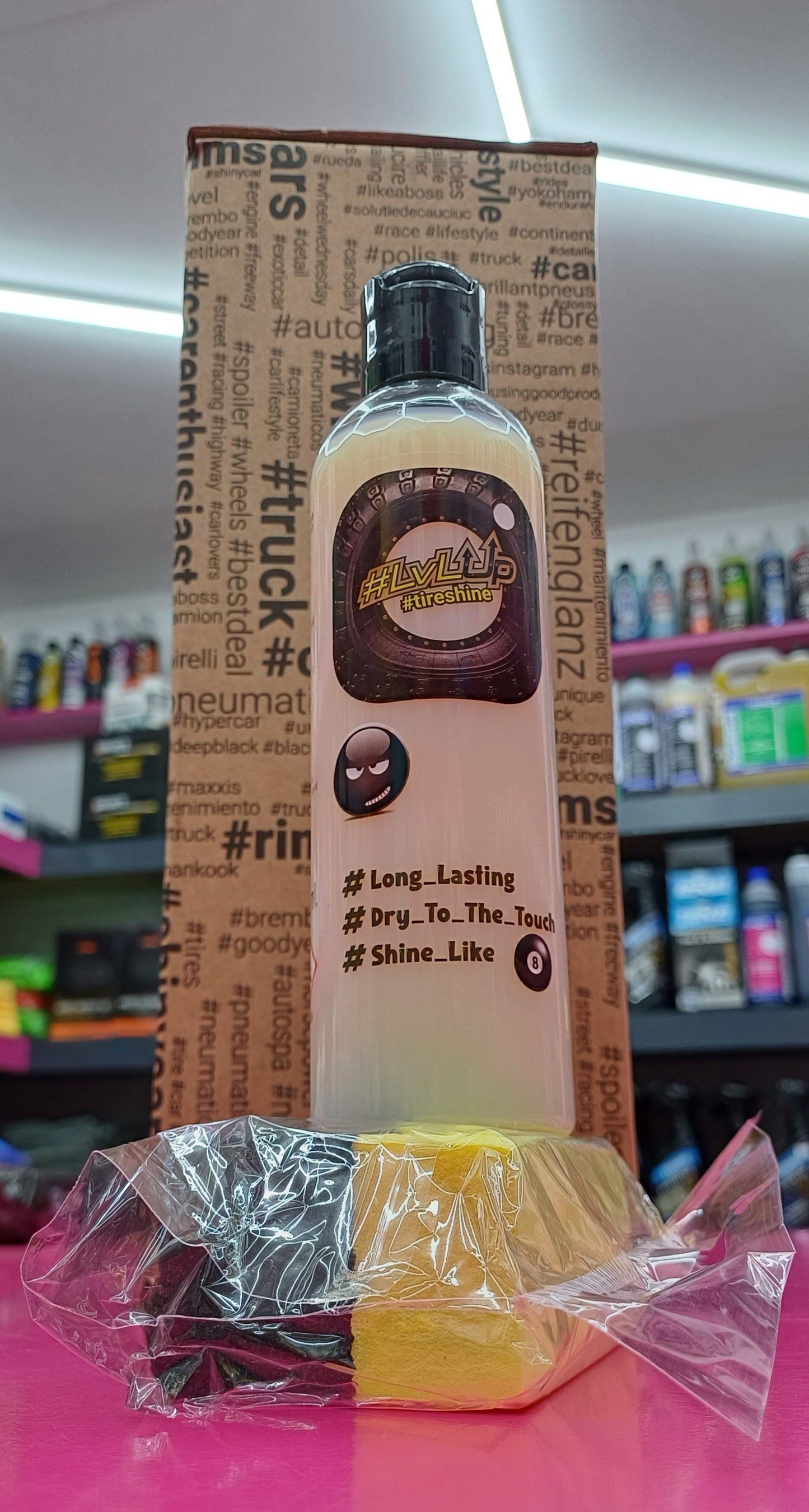 #LvLUp Tireshine (250ml)