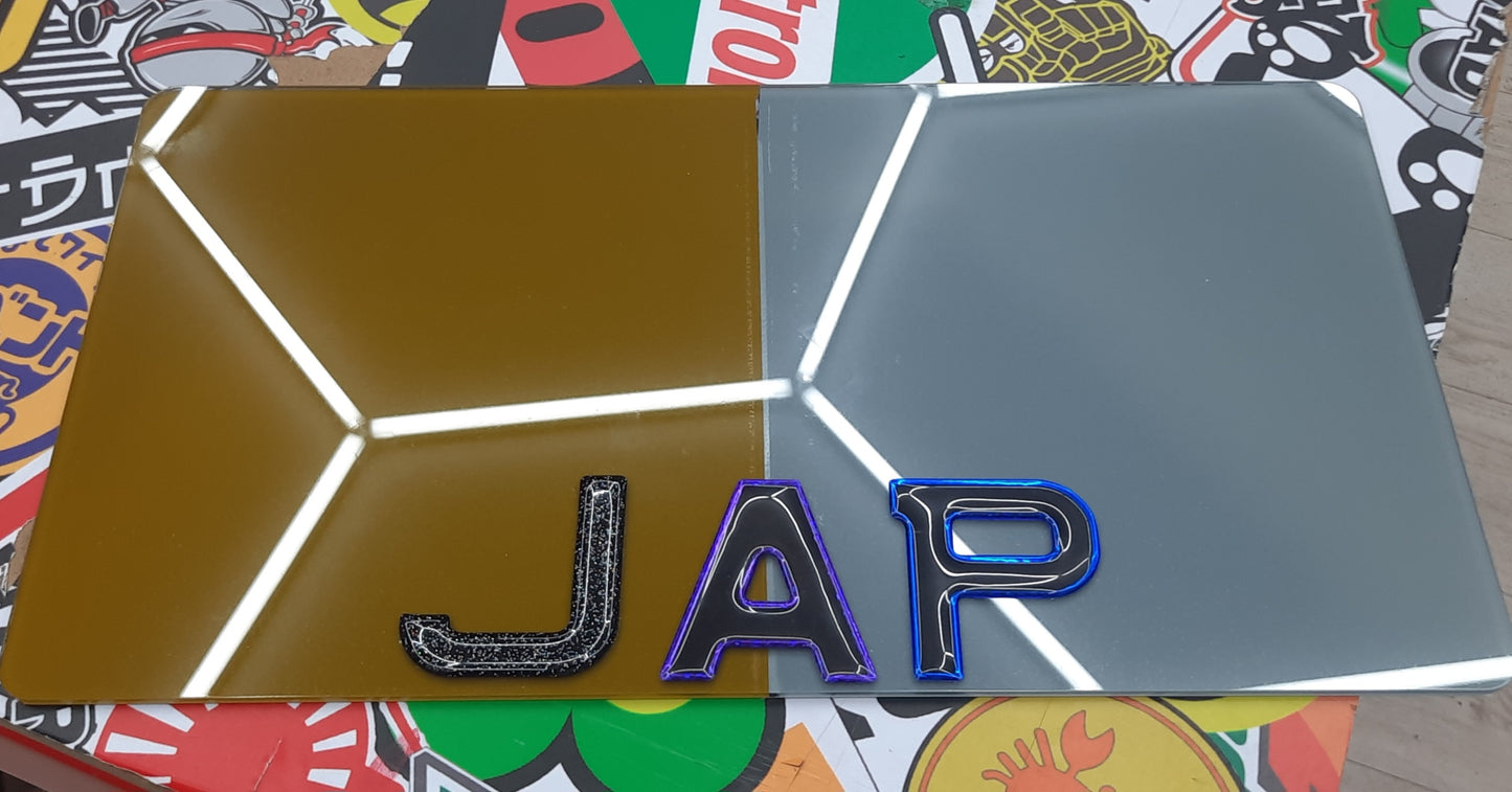 3D Tinted Jap Gel Plates Pair