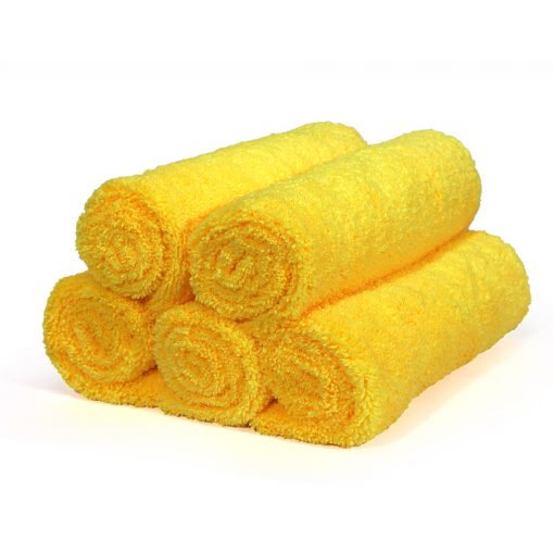 MaxShine Dual Pile All Purpose 380GSM Edgeless Microfibre Cloth 5PK
