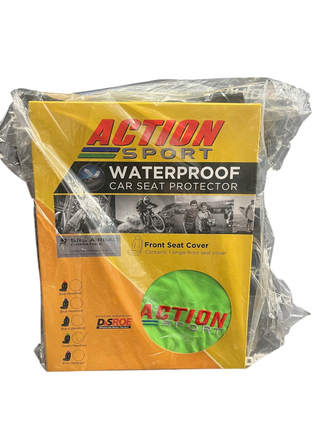 ACTION SPORT SEAT COVERS - TWIN PACK - 5 Colours