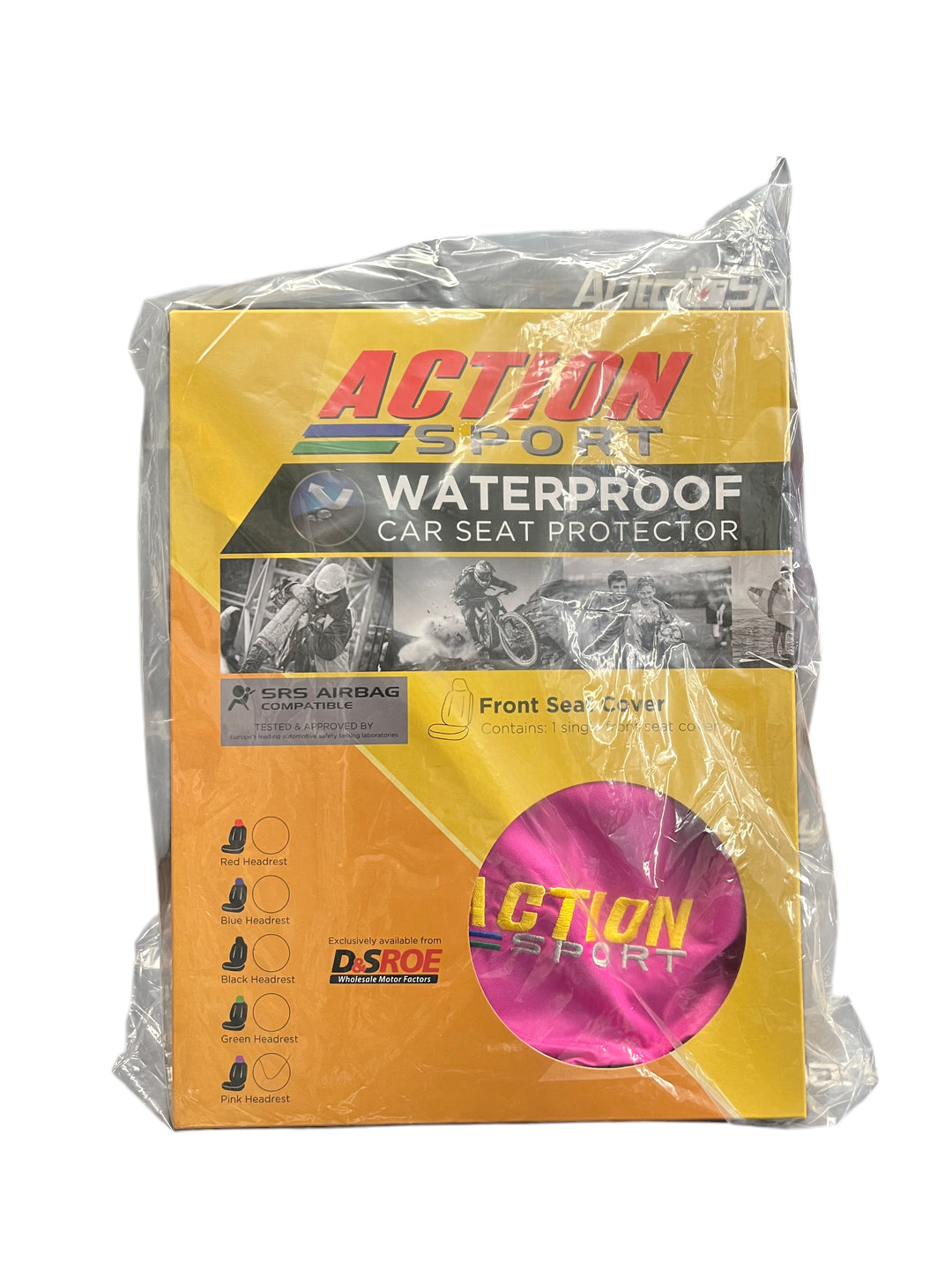 ACTION SPORT SEAT COVERS - TWIN PACK - 5 Colours