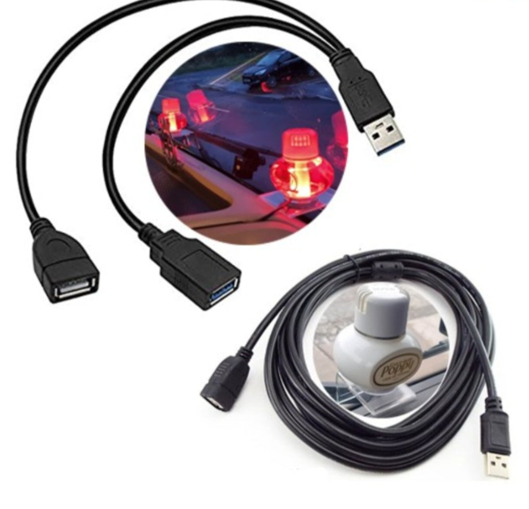 GRACEMATE POPPY AIR FRESHENER HIDDEN USB WIRING SYSTEM