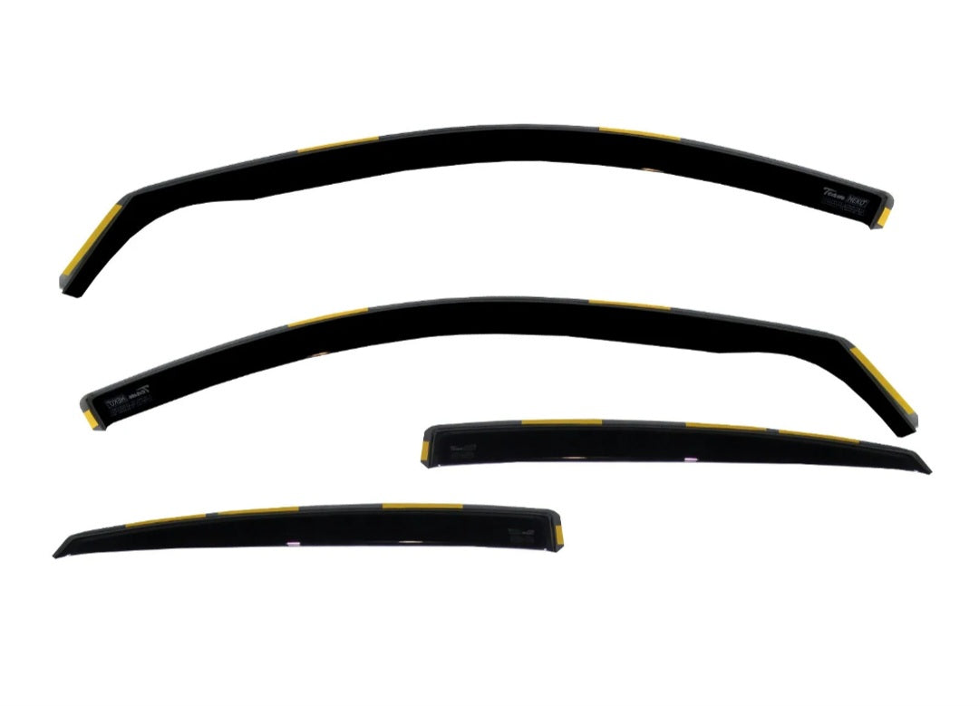 AUDI A4 B9 Saloon 2016-2023 4-doors 4pc Wind Deflectors HEKO Tinted
