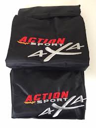 ACTION SPORT HEAVY DUTY 4x4 Seat Covers Waterproof CREWCAB SET Black