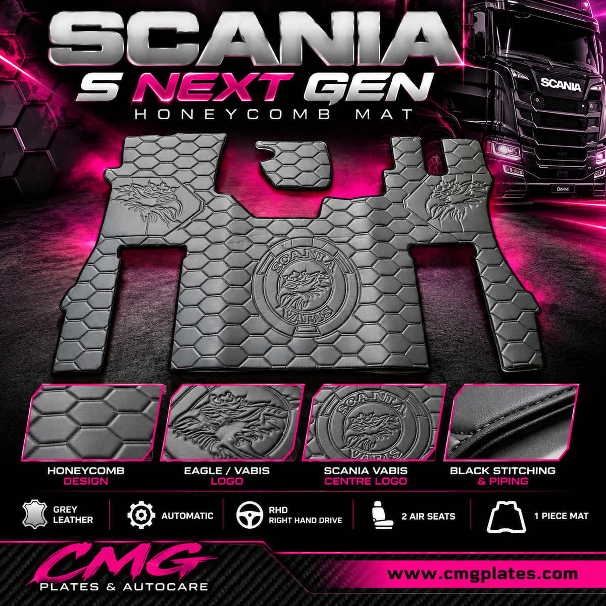 SCANIA S NEXT GEN โ HONEYCOMB FLOOR MAT