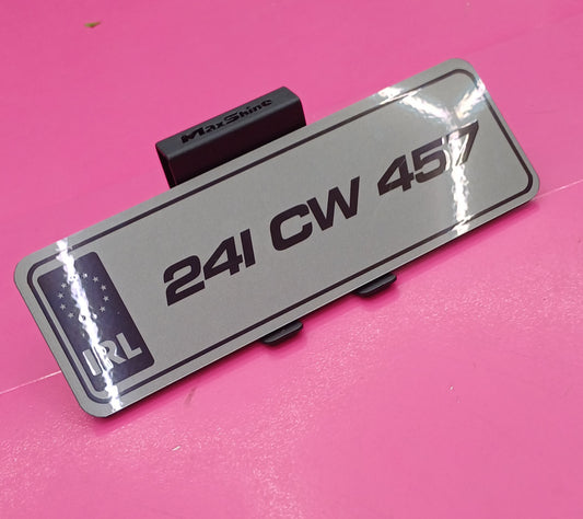 CMG Motorbike Plate *9 x 3 Tinted