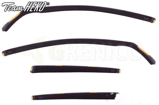 VW Golf mk5 5door hatchback 2004-2008 Wind deflectors 4pc HEKO TINTED fits