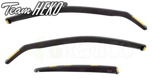 BMW 5 series F10 4door saloon 2010-2017 wind deflectors 4pc HEKO TINTED