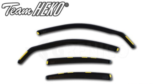 BMW 3 F30 4door saloon 2012-onwards wind deflectors 4pc HEKO TINTED
