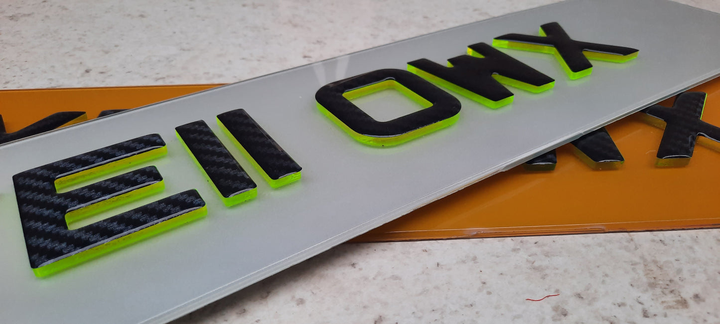 4D Neon Green with Gel Top