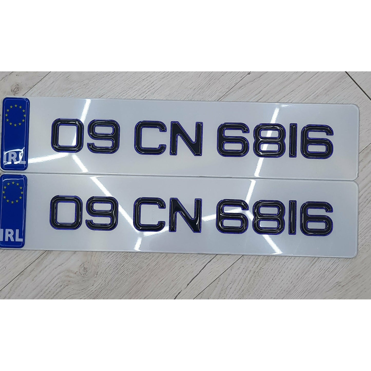 3D Purple Gel Plates Pair