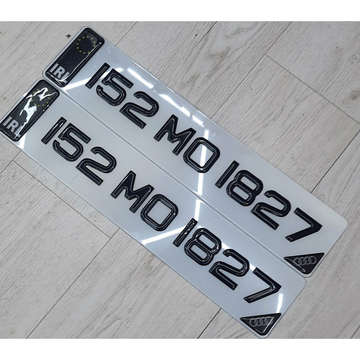 3D Black Gel Plates Pair