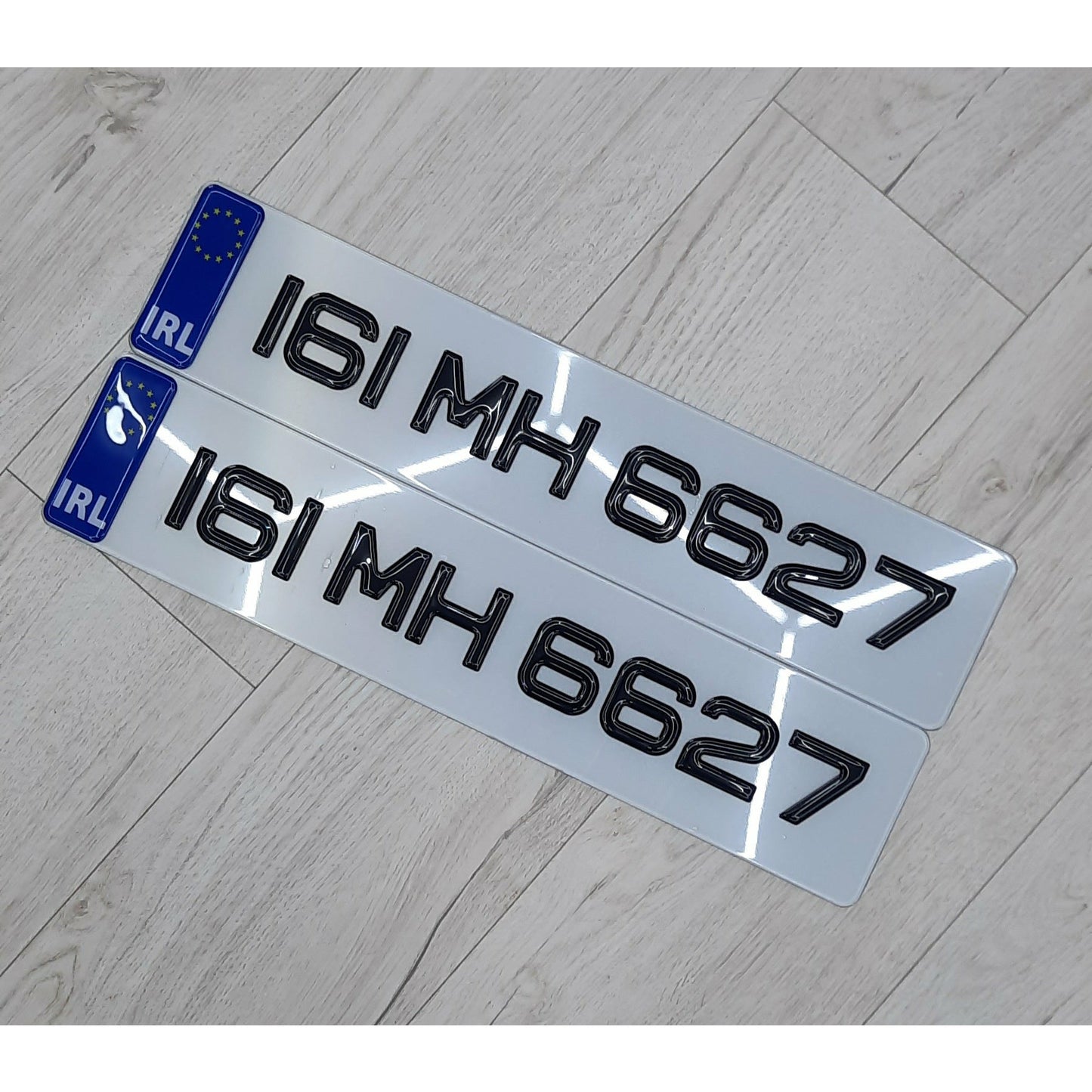 3D Black Gel Plates Pair