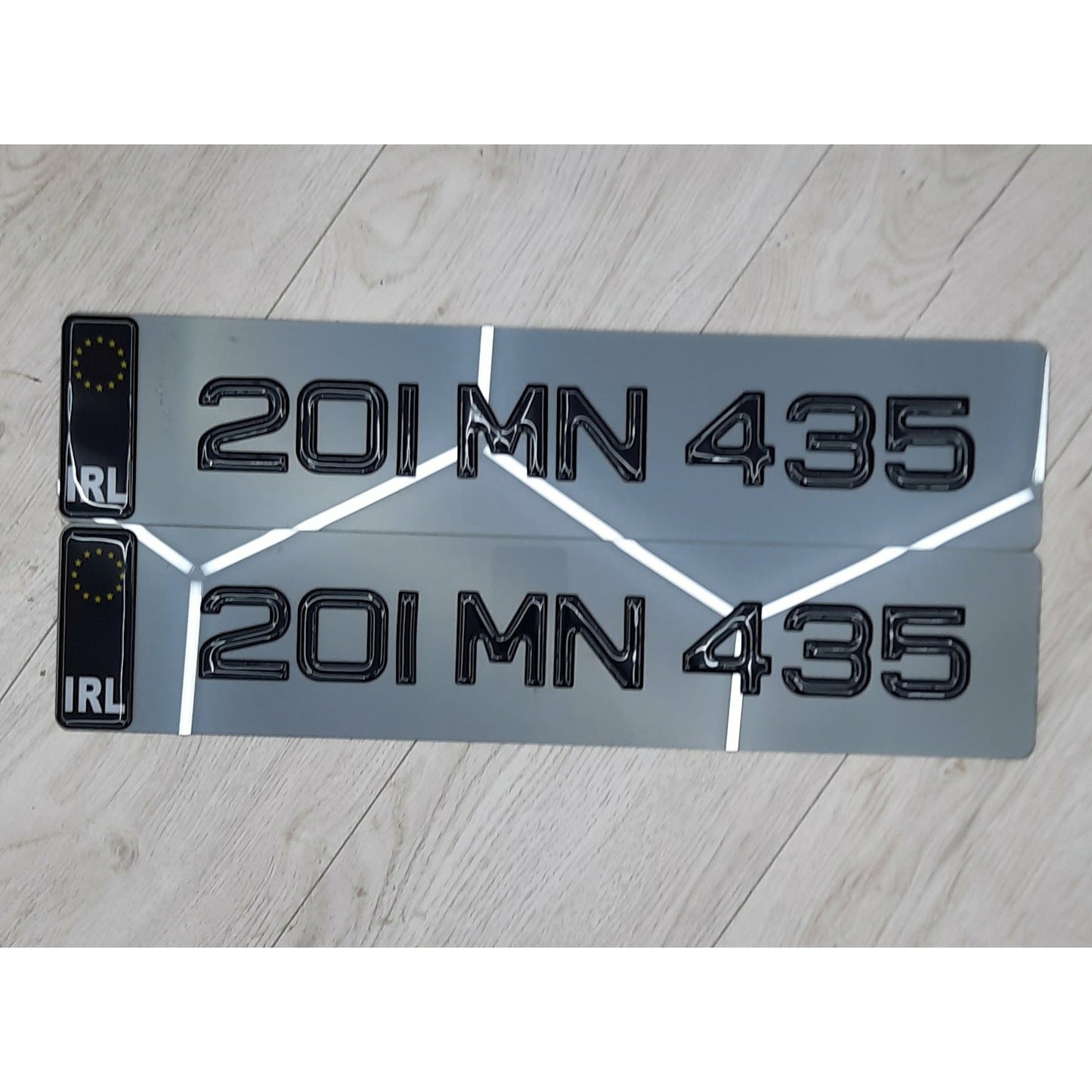 3D Black Tinted Gel Plates Pair