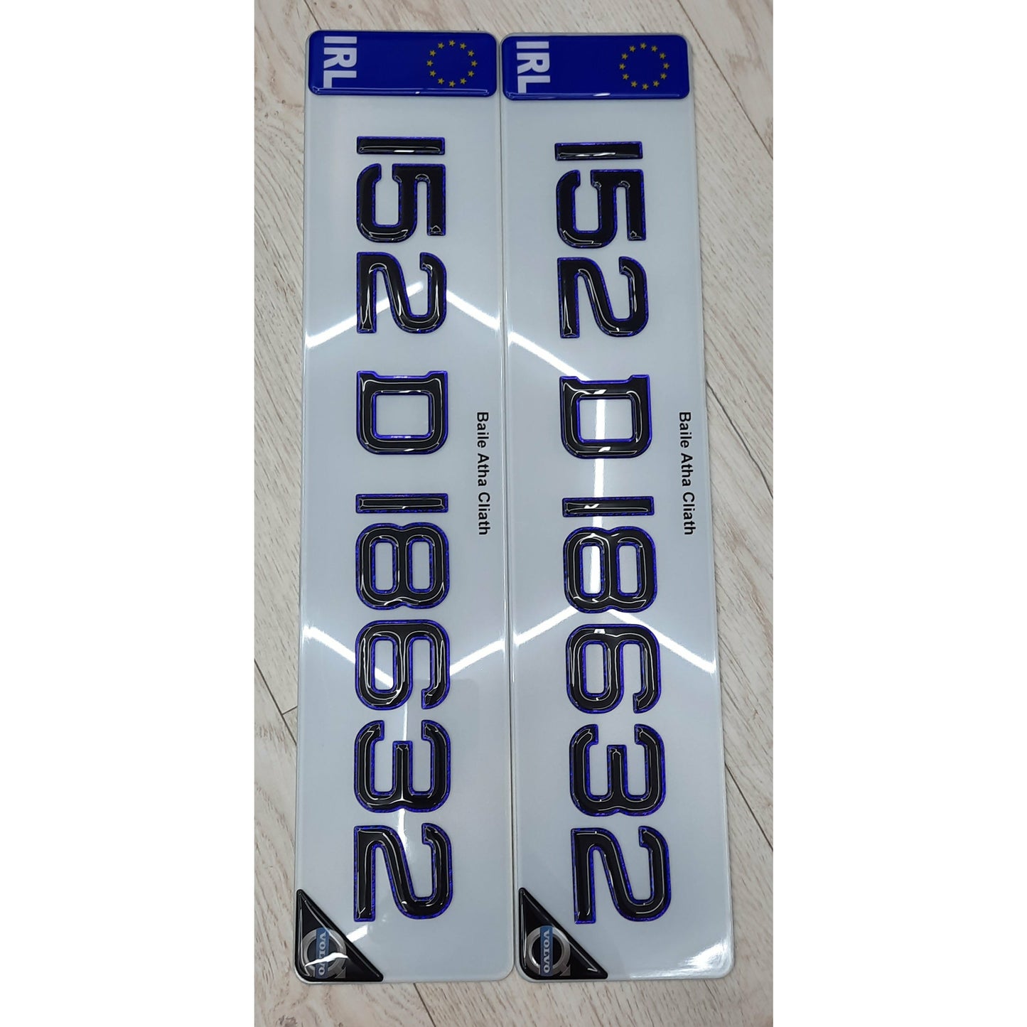 3D Purple Gel Plates Pair