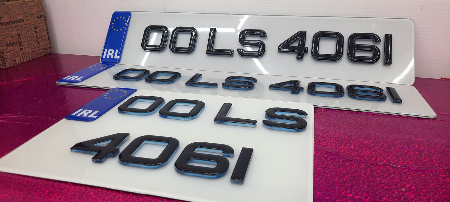 4D Blue with Gel Top Plates Artic set
