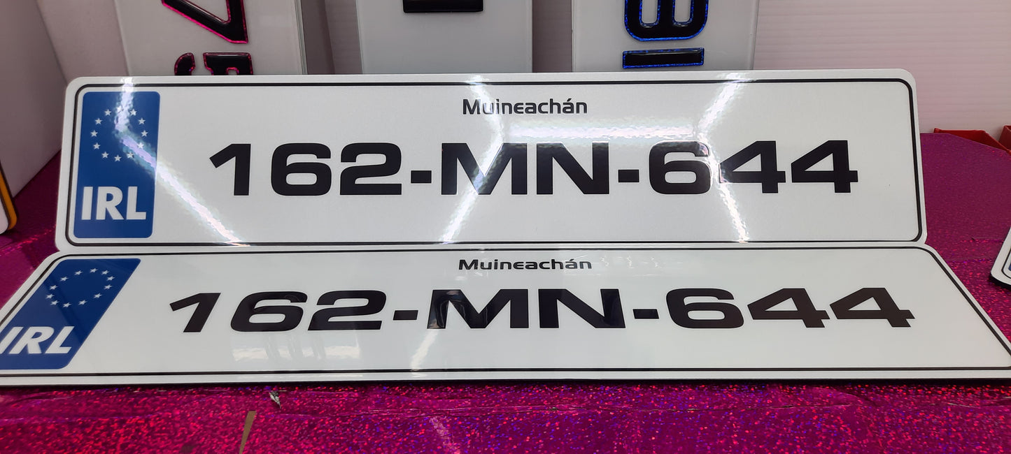 CMG Donegal plates - Blue Irl