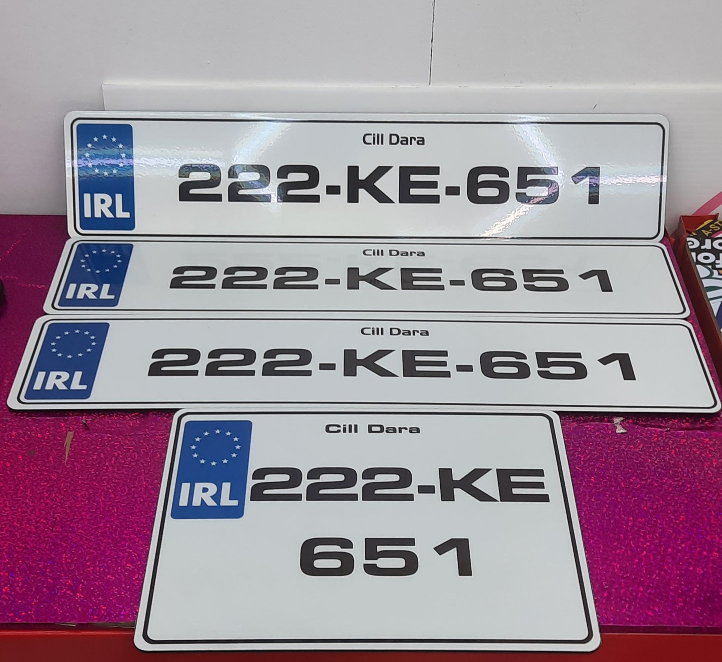 CMG Donegal plates Artic 3 long / 1 Square