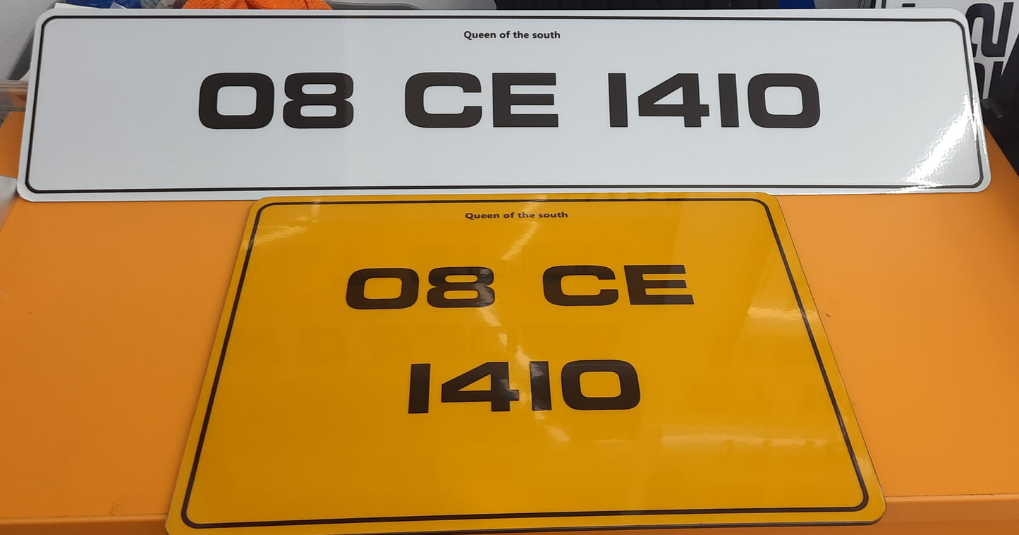 CMG Fancy Plates 1 long 1 square