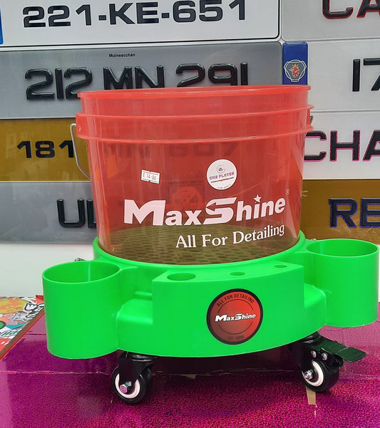Maxshine Rolling Bucket Dolly bundle