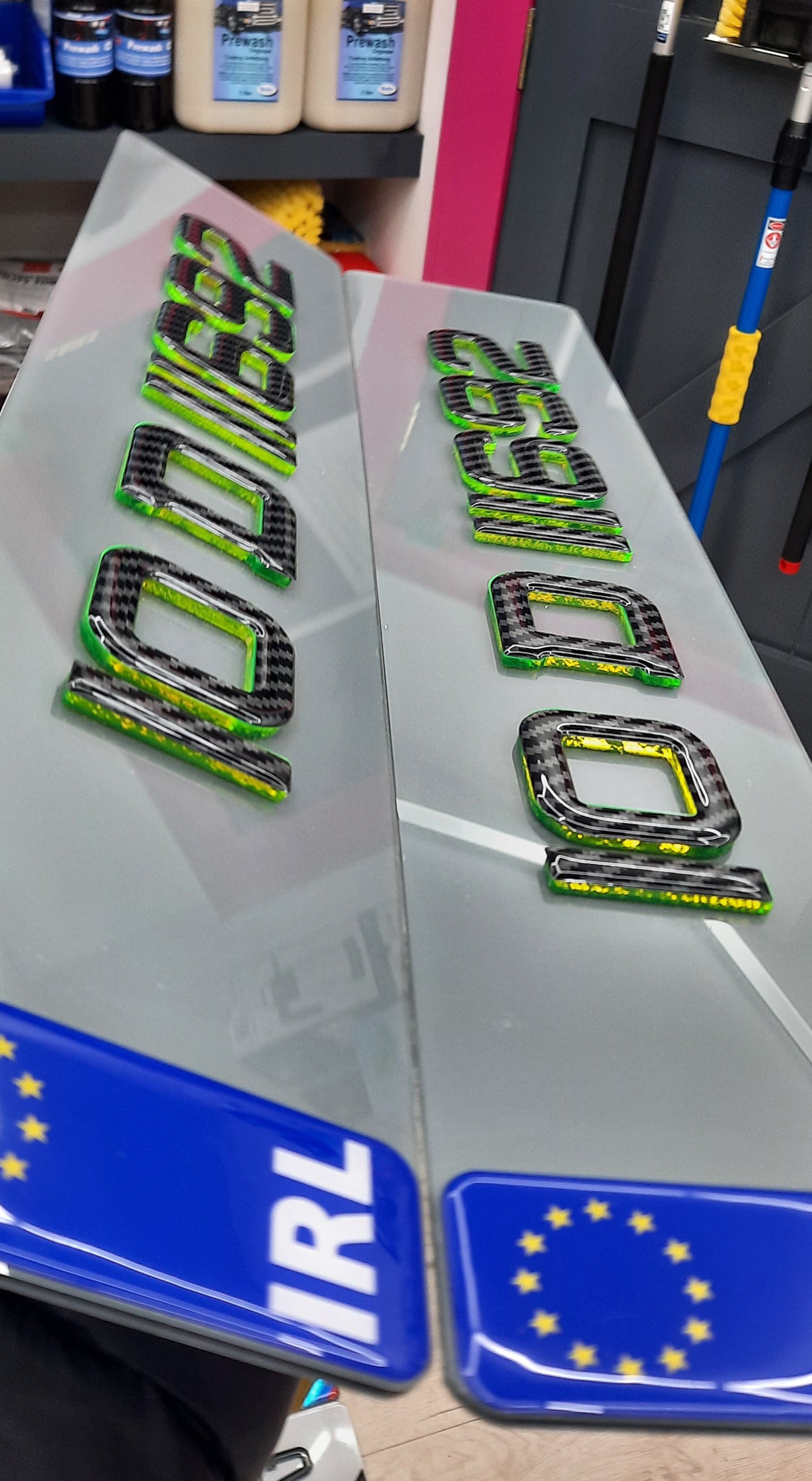 4D Neon Yellow with Gel Top Tinted Plates