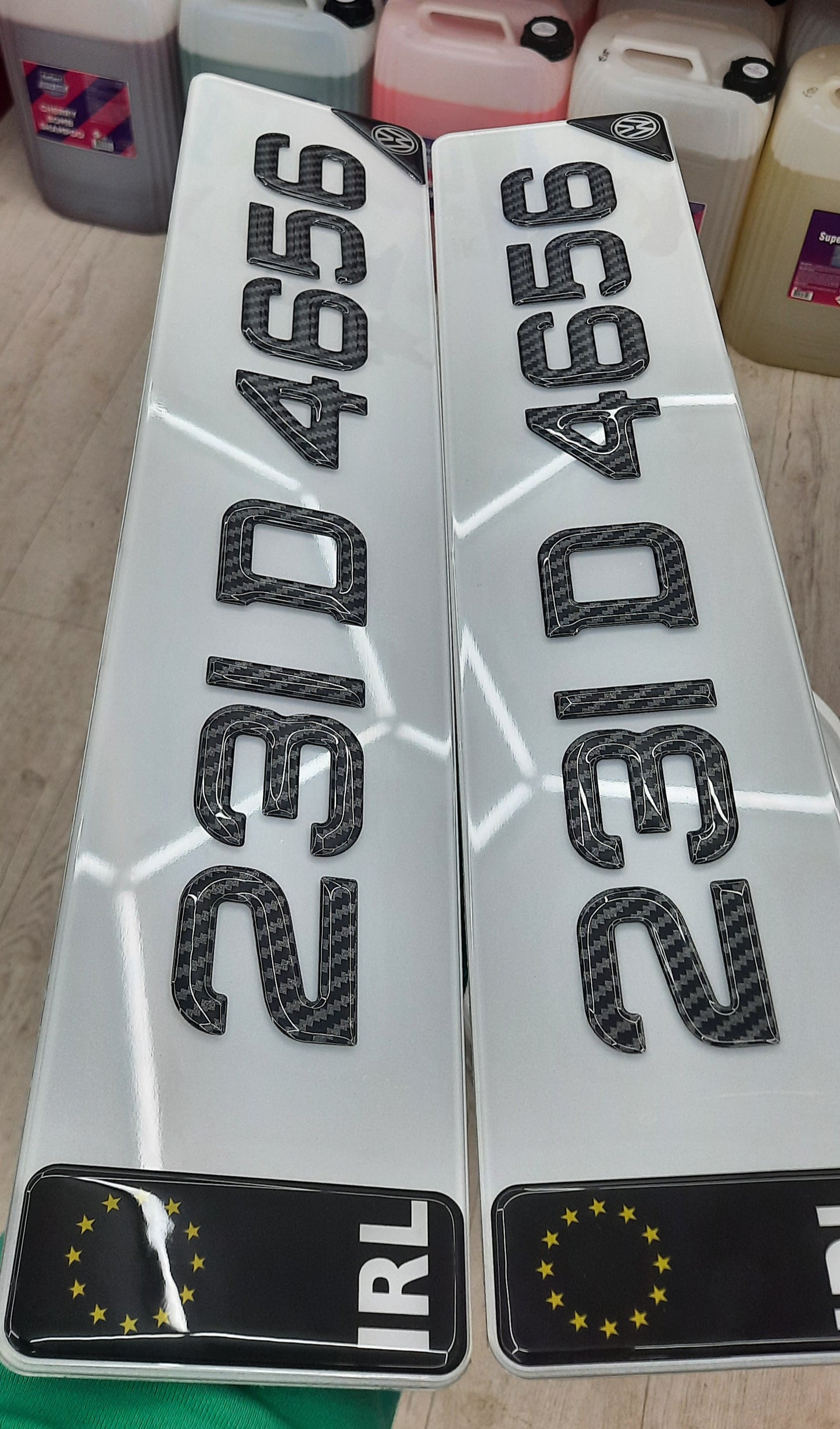 3D Carbon Gel Plates Pair