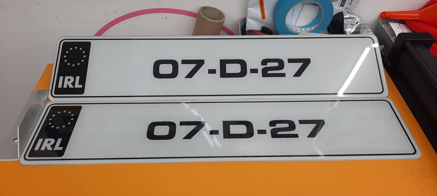 CMG Donegal Style Plates Acrylics
