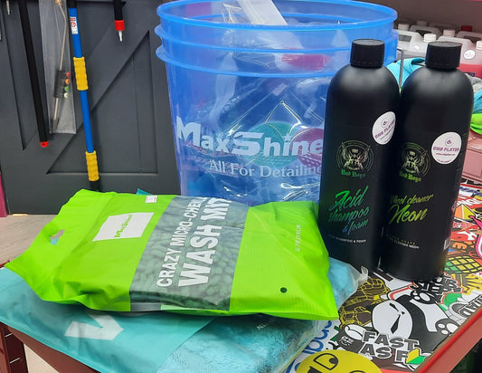 Shampoo & Neon wheel Deal