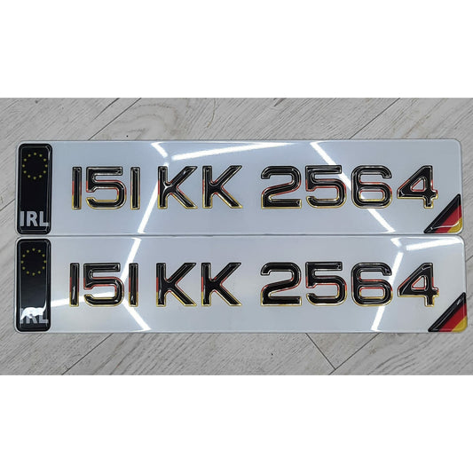 3D German Gel Plates Pair
