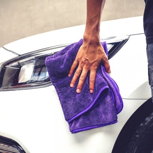 Maxshine 600GSM Purple Single Twisted Loop Drying Large Towel