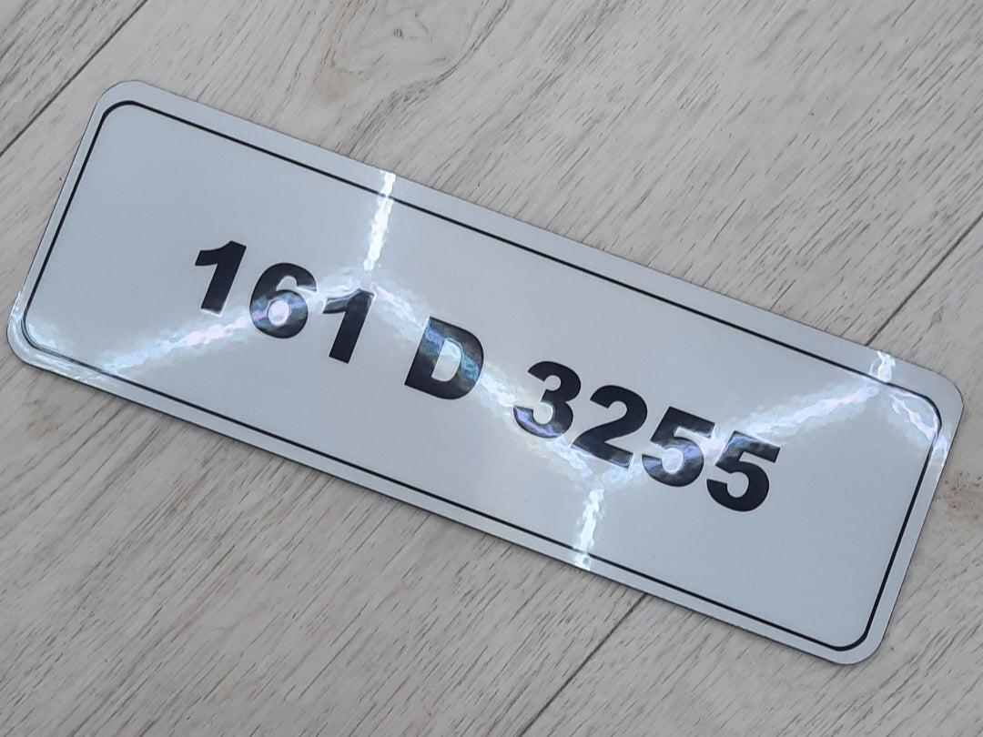 CMG Motorbike Plate *9 x 3