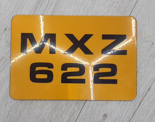 Motorbike Plate *7x5