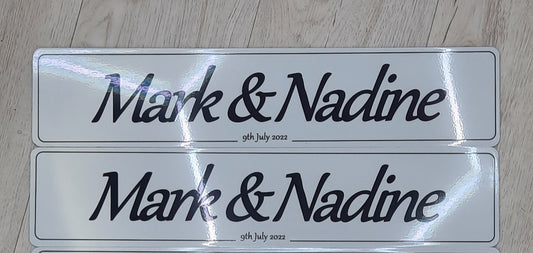 Name & Name  *Single Plate