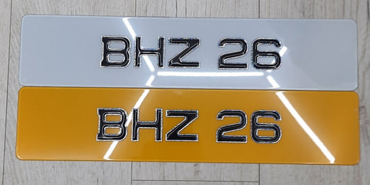 3D Silver Gel Plates Pair