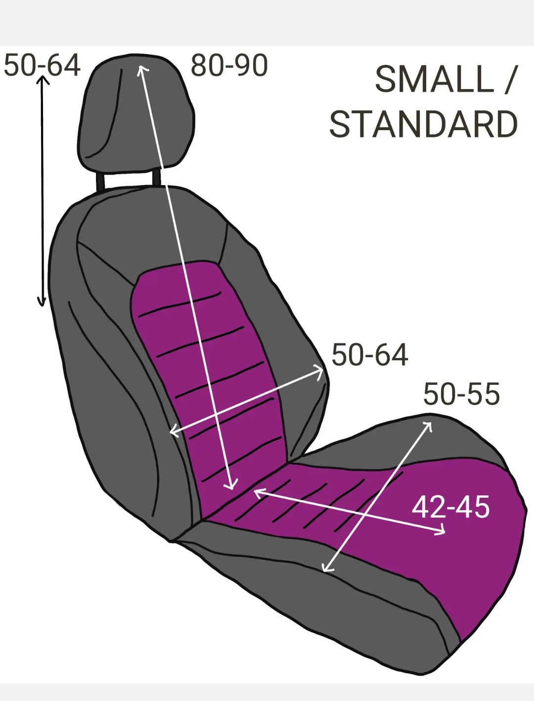 Hot Pink Waterproof Universal Front Seat Covers Pair