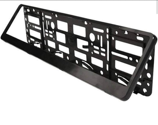 Plate Holders Plain Black - Flip up