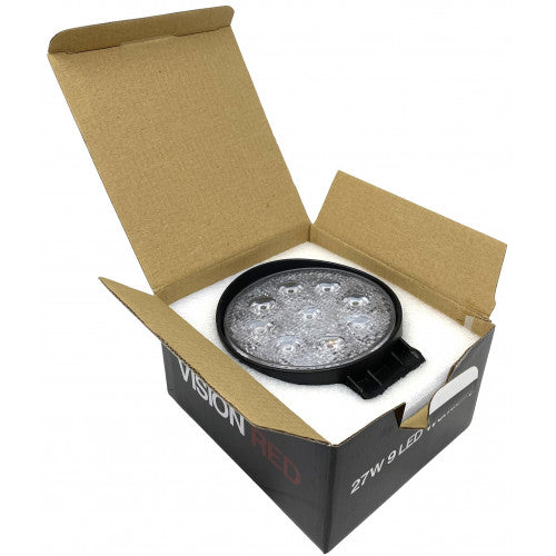 VR IP65 LED Worklamp (Round 27 Watt)