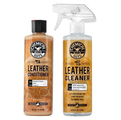 CHEMICAL GUYS LEATHER CLEANER AND CONDITIONER KIT
