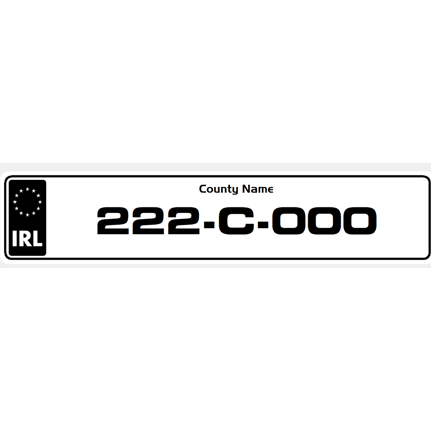 CMG Donegal plates - Black Irl