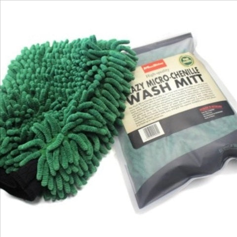 MaxShine Micro Chenille Wash Mitt – Green OR yellow