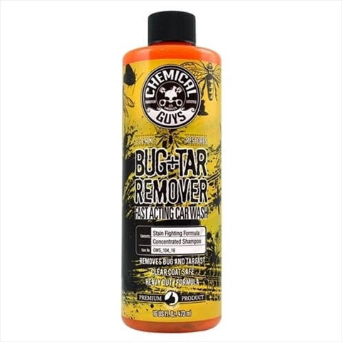 CHEMICAL GUYS BUG INSECT TAR REMOVER HEAVY DUTY CAR WASH SHAMPOO 473ML