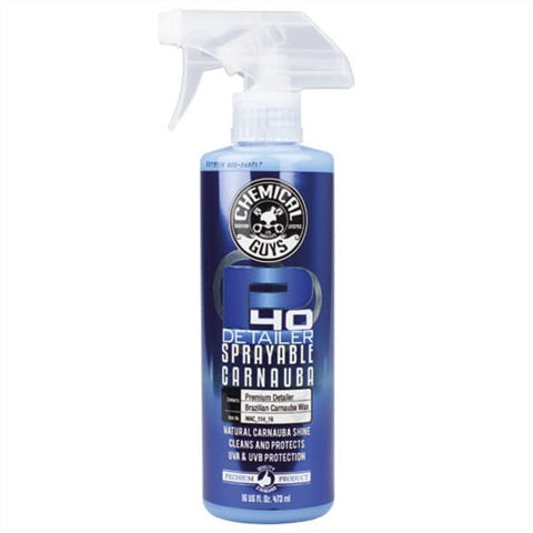 CHEMICAL GUYS P40 QUICK DETAILER SPRAY WITH CARNAUBA WAX