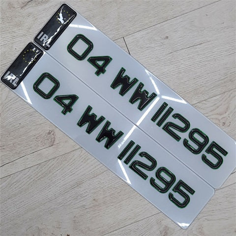 3D Green Gel Plates Pair