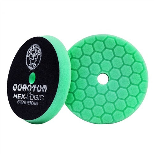 CHEMICAL GUYS GREEN HEX-LOGIC QUANTUM HEAVY POLISHING PAD - 5.5"