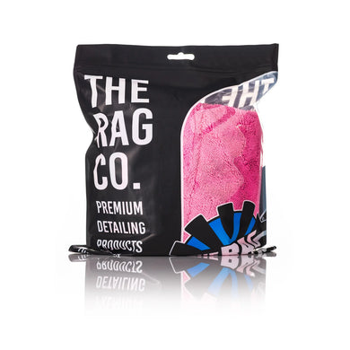 The Rag Company Liquid8r M22 Pink Drying Towel – Ultra-Absorbent, Compact, and Built to Perform
