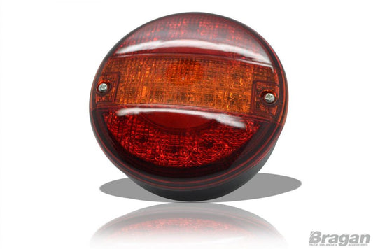 12 / 24v LED Rear Hamburger Tail Lamp - Stop / Tail / Indicator