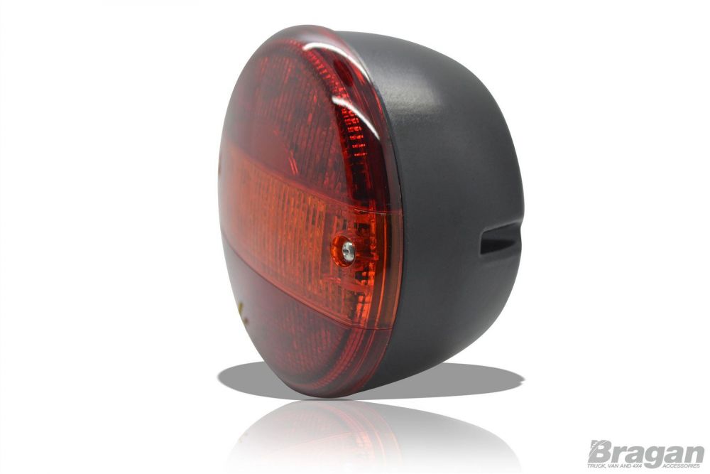 12 / 24v LED Rear Hamburger Tail Lamp - Stop / Tail / Indicator