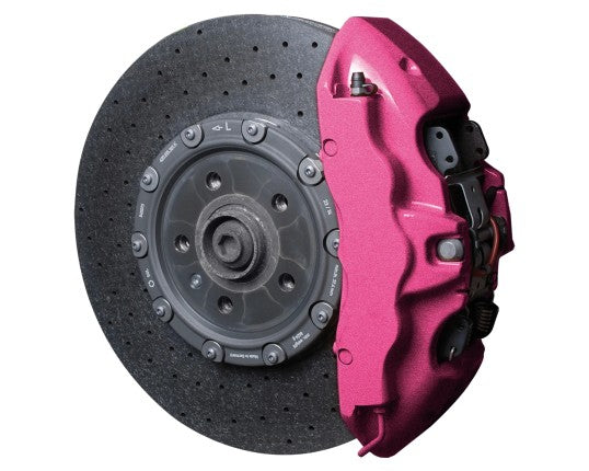 Foliatec Brake Caliper Lacquer Set - 3 Components - Metalic Candy Pink