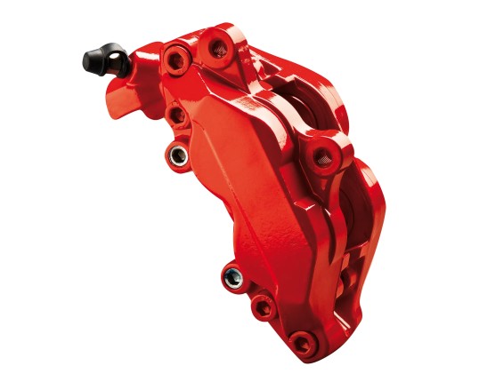 Foliatec Brake Caliper Lacquer Set - 3 Components - Performance Red