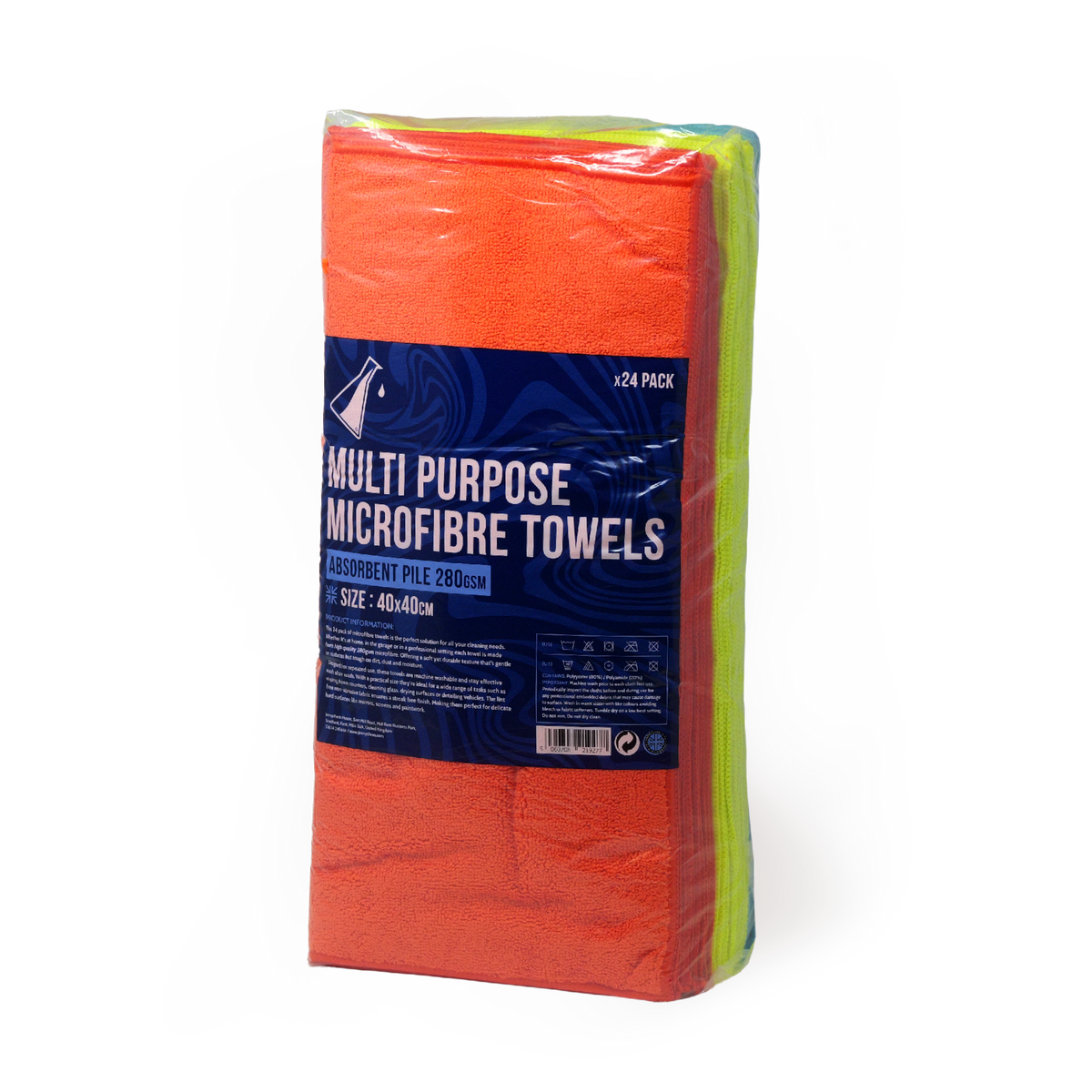 Pack of 24 Microfibre Cloths (280GSM)